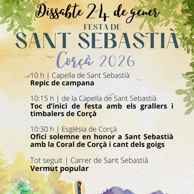 Festa de Sant Sebastià - Corçà 2026