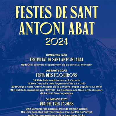 Festa de Sant Antoni Abat a Sant Cugat