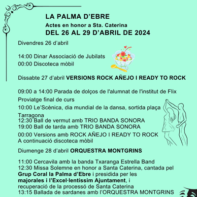 Festa Major de Santa Caterina - La Palma d'Ebre 2024