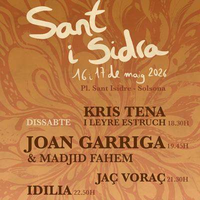 Sant i Sidra a Solsona, Fira de Sant Isidre, 2026