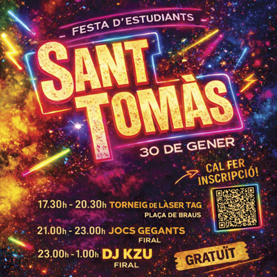 Sant Tomàs, Festa dels estudiants, Olot, 2026