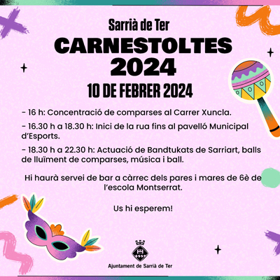 Carnestoltes de Sarrià de Ter, 2024