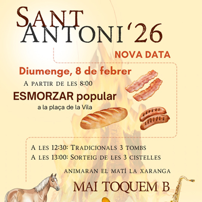 Festa de Sant Antoni a Seròs, 2026