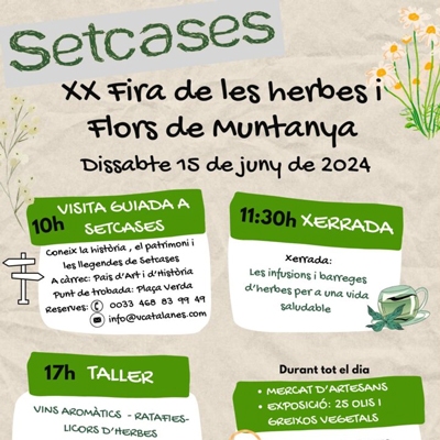 XX Fira de les Herbes i flors de muntanya de Setcases, 2024