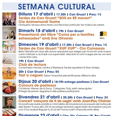 Setmana Cultural de Vilablareix, 2023