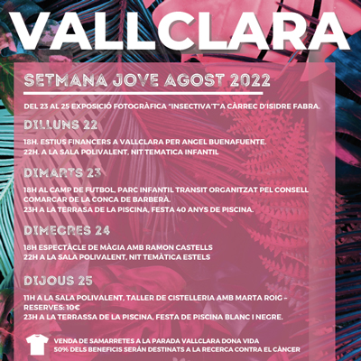 Setmana Jove a Vallclara, 2022