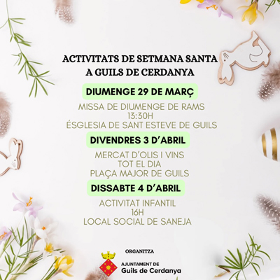 Setmana Santa a Guils de Cerdanya, 2026
