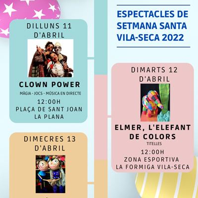 Espectacles de Setmana Santa a Vila-seca, 2022