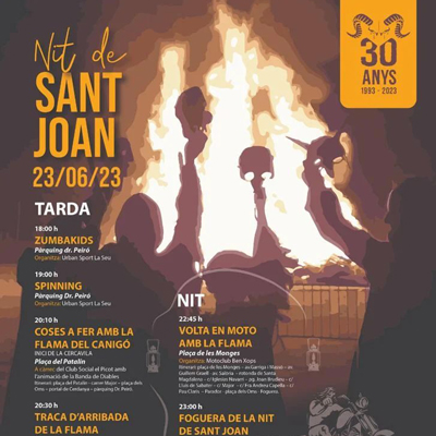 Revetlla de Sant Joan a la Seu d'Urgell, 2023