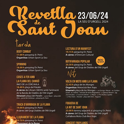 Revetlla de Sant Joan a la Seu d'Urgell, 2024