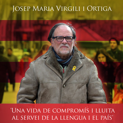 Llibre 'Si m'ho permeteu. Una vida de compromís i lluita al servei de la llengua i el país', de Josep Maria Virgili i Ortiga