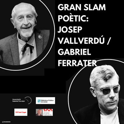 Gran slam poètic: Josep Vallverdú / Gabriel Ferrater, Biblioteca de lleida, lleida, 2023