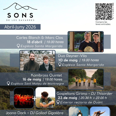 Sons de les Gavarres, 2026