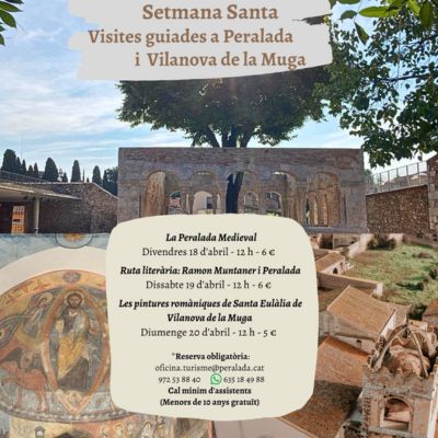 Visites guiades a Peralada i Vilanova de la Muga, Setmana Santa, 2025, Peralada, 