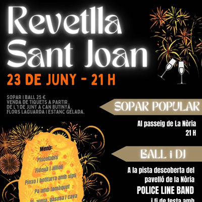 Revetlla de Sant Joan a Santa Coloma de Farners, 2024