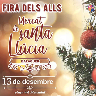 Fira mercat de Santa Llúcia, la Fira dels Alls, Balaguer, 2020