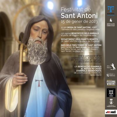 Festa de Sant Antoni i Tres Tombs a l'Espluga de Francolí, 2023