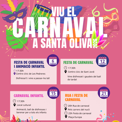 Carnaval de Santa Oliva, 2026