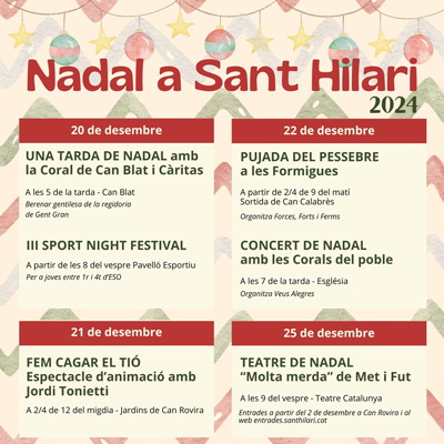 Nadal a Sant Hilari Sacalm, 2024