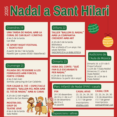 Nadal a Sant Hilari Sacalm, 2025
