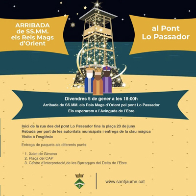 Cavalcada de Reis a Sant Jaume d'Enveja, 2024