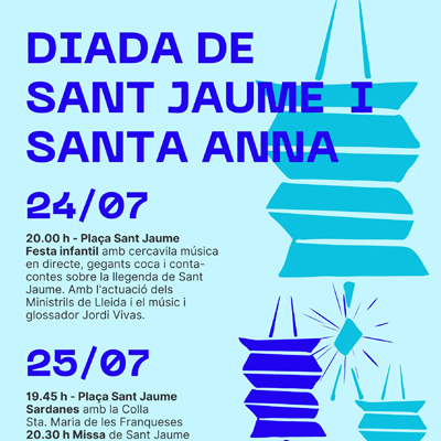 Diada de Sant Jaume i Santa Anna a Balaguer, 2024