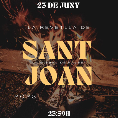 Revetlla de Sant Joan a la Bisbal de Falset, 2023