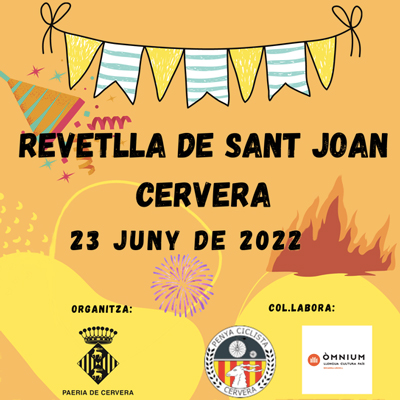 Revetlla de Sant Joan a Cervera, 2022