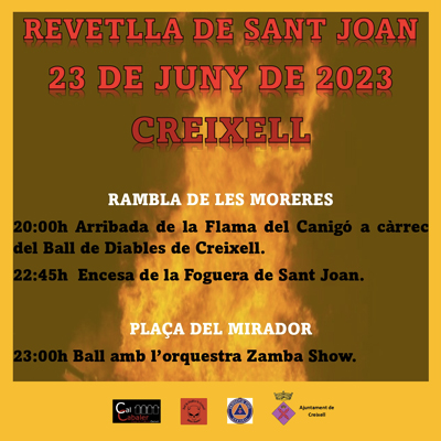 Revetlla de Sant Joan a Creixell, 2023