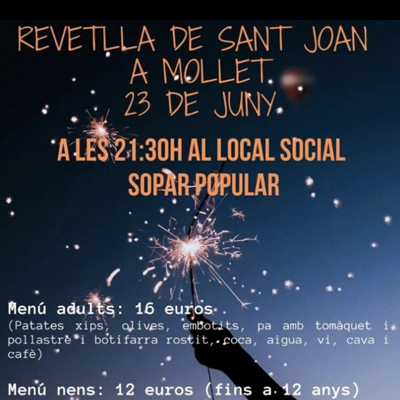 Revetlla de Sant Joan a Sant Joan del Mollet, 2023