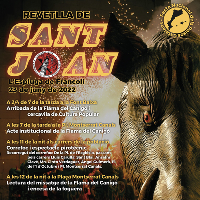 Revetlla de Sant Joan a l'Espluga de Francolí, 2022