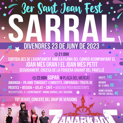 3r Sant Joan Fest al Sarral, 2023