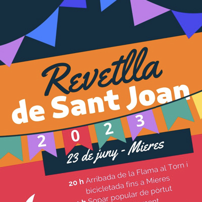 Revetlla de Sant joan a Mieres, 2023