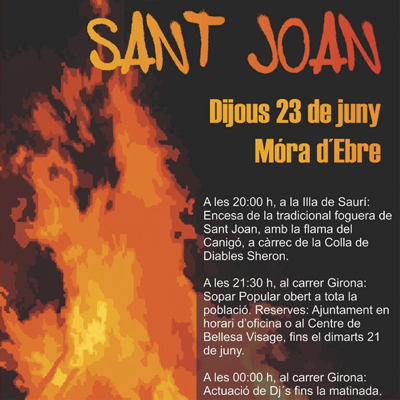 Revetlla de Sant Joan a Móra d'Ebre, 2022