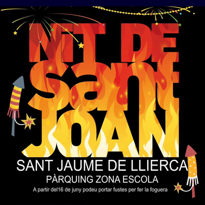 Revetlla de Sant Joan a Sant Jaume de Llierca, 2023