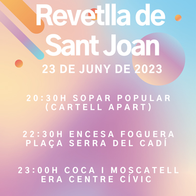 Revetlla de Sant Joan a Tuixent, La Josa i Tuixent, 2023