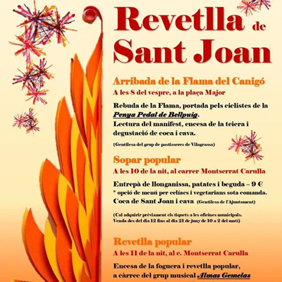 Revetlla de Sant Joan a Vilagrassa, 2023