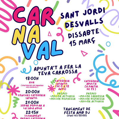 Carnaval a Sant Jordi Desvalls, 2025