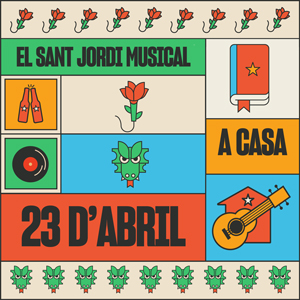 Sant Jordi a Casa amb Estrella Damm, Sant Jordi, 2020