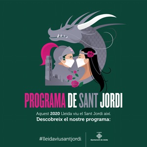 Sant Jordi confinat a Lleida, 2020
