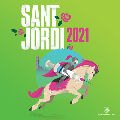 Sant Jordi a Lleida, 2021