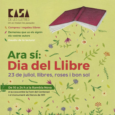 Sant Jordi, Dia del llibre i la rosa, 2020
