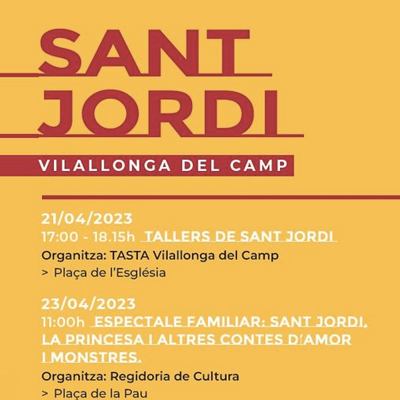Sant Jordi a Vilallonga del Camp, 2023