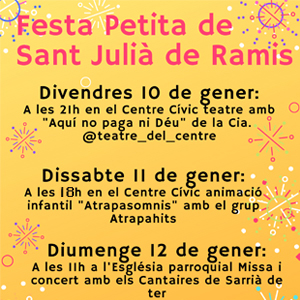Festa Petita de Sant Julià de Ramis, 2020