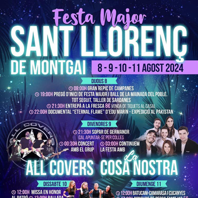 Festa Major de Sant Llorenç de Montgai, 2024