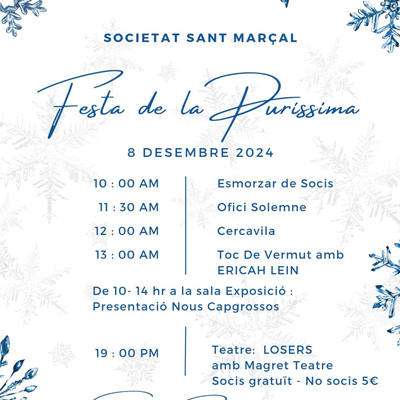  Festa de la Puríssima a Sant Marçal, CAstellet i la Gornal, 2024