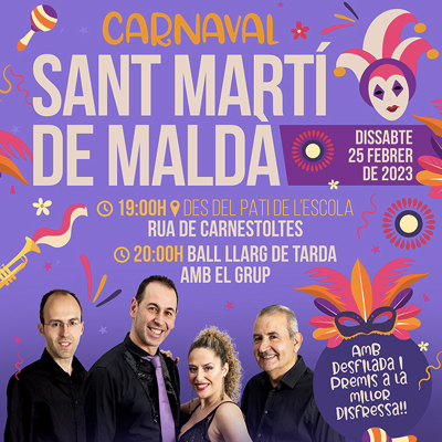 Carnaval a Sant Martí de Maldà, 2023