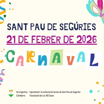 Carnestoltes a Sant Pau de Segúries, 2026