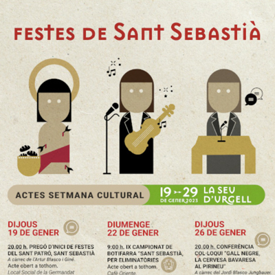 Festes de Sant Sebastià de la Seu d'Urgell, 2023