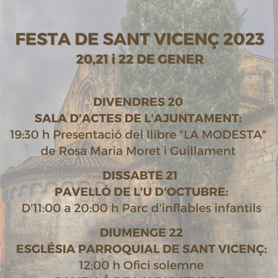 Festa de Sant Vicenç a Besalú, 2023